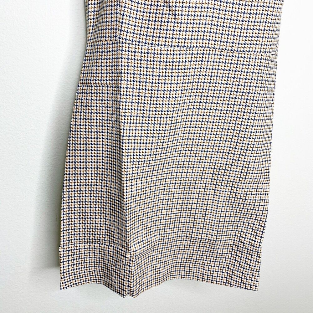 VERONICA BEARD 10 Sonny Plaid Lace Trim Slip Dress Mini Short Spaghetti Strap - Picture 8 of 11